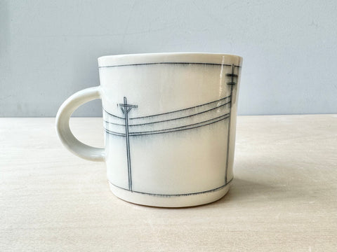 Rooftop & Powerlines Mug - 12oz