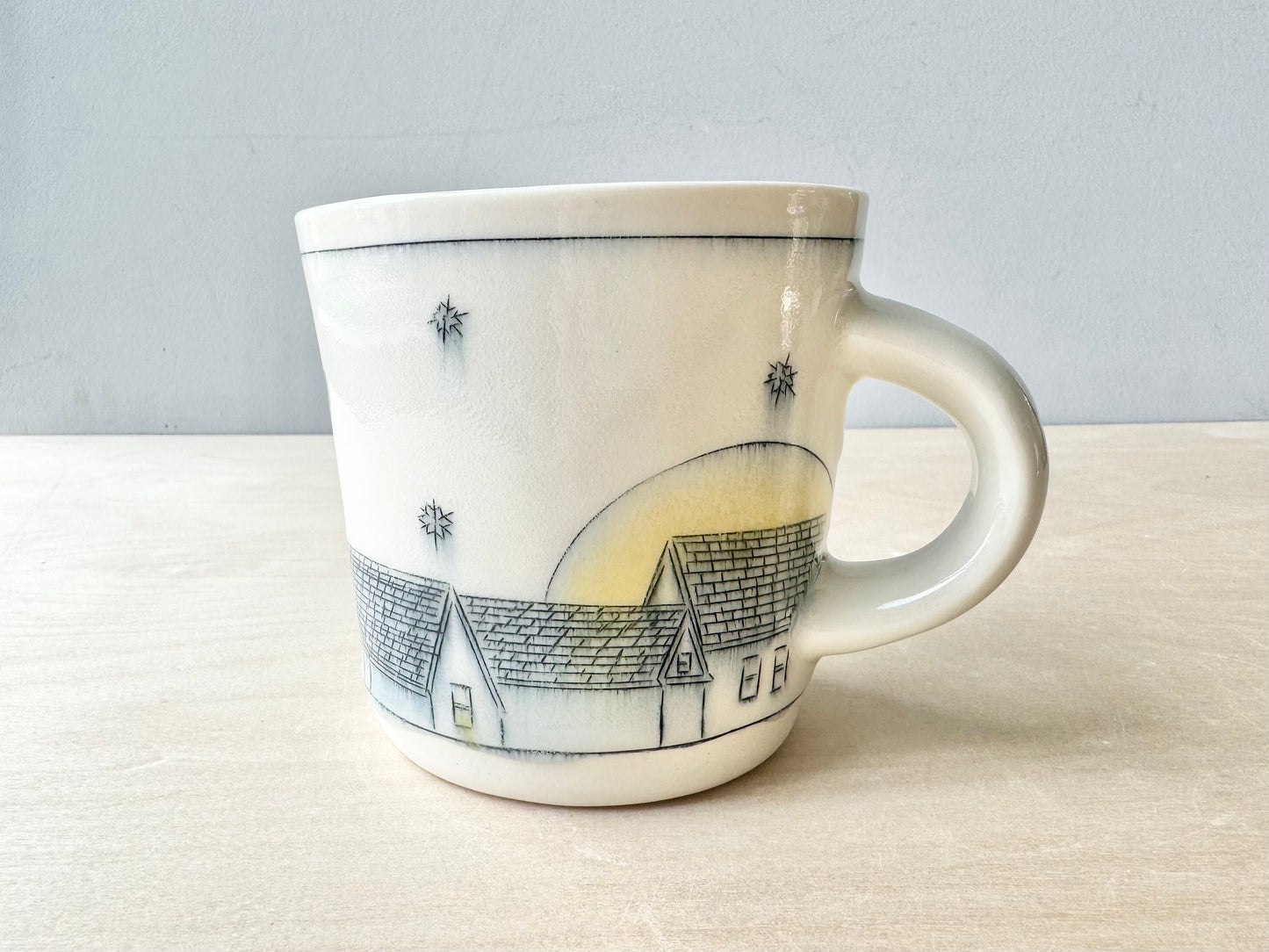 Rooftops & Snowflakes Mug - 16oz