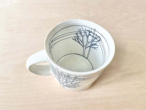 Powerlines & Trees w/Birds Mug (16 oz)