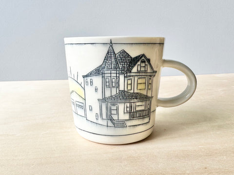 Home w/Sun & Bird Mug (16 oz)