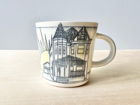 Home w/Sun & Laundry Mug (16 oz)