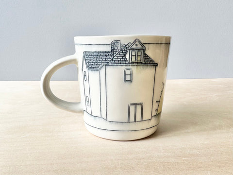 Home w/Sun & Garage Mug (16 oz)