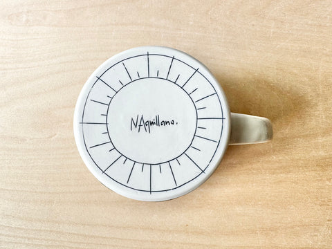 Clothesline, Tree & Sunshine Large Mug (20 oz)