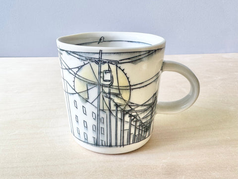 Streetscape at Sunset Mug (16 oz)