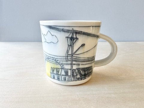 Powerlines & Rooftops Mug (16 oz)