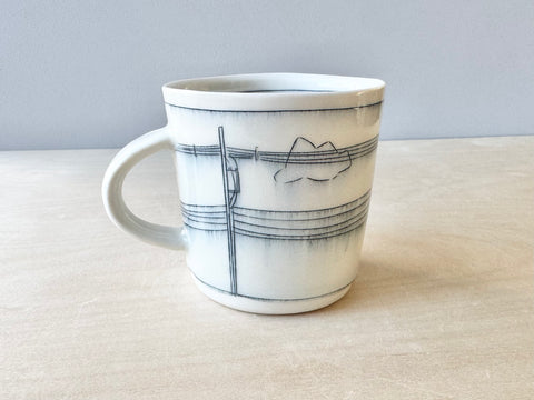 Powerlines & Rooftops Mug (16 oz)