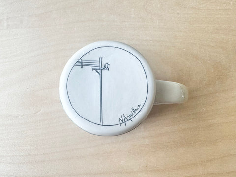 Powerlines & Rooftop Mug (16 oz)