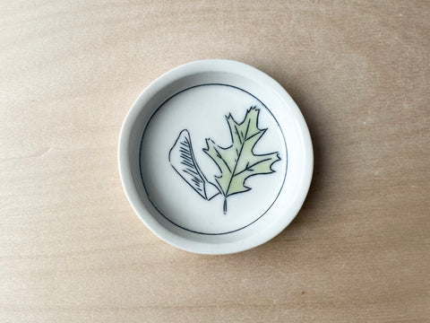 Leaf Teeny Round Dish