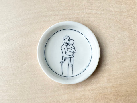 Mother & Child Teeny Round Dish