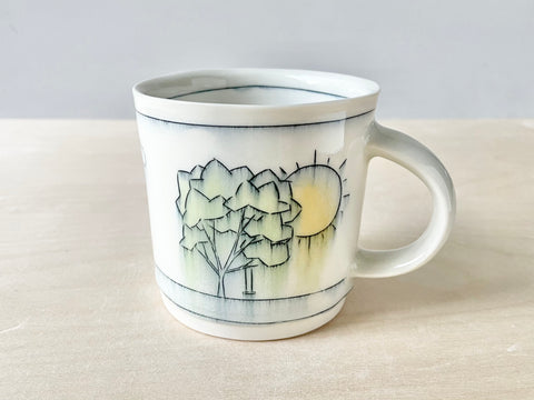 Sunny day tree swing mug (10 oz)