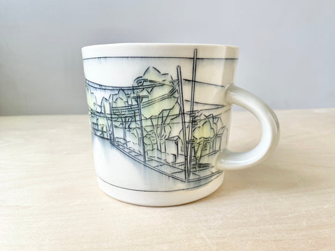 The road at the end of town - giant mug (20 oz)