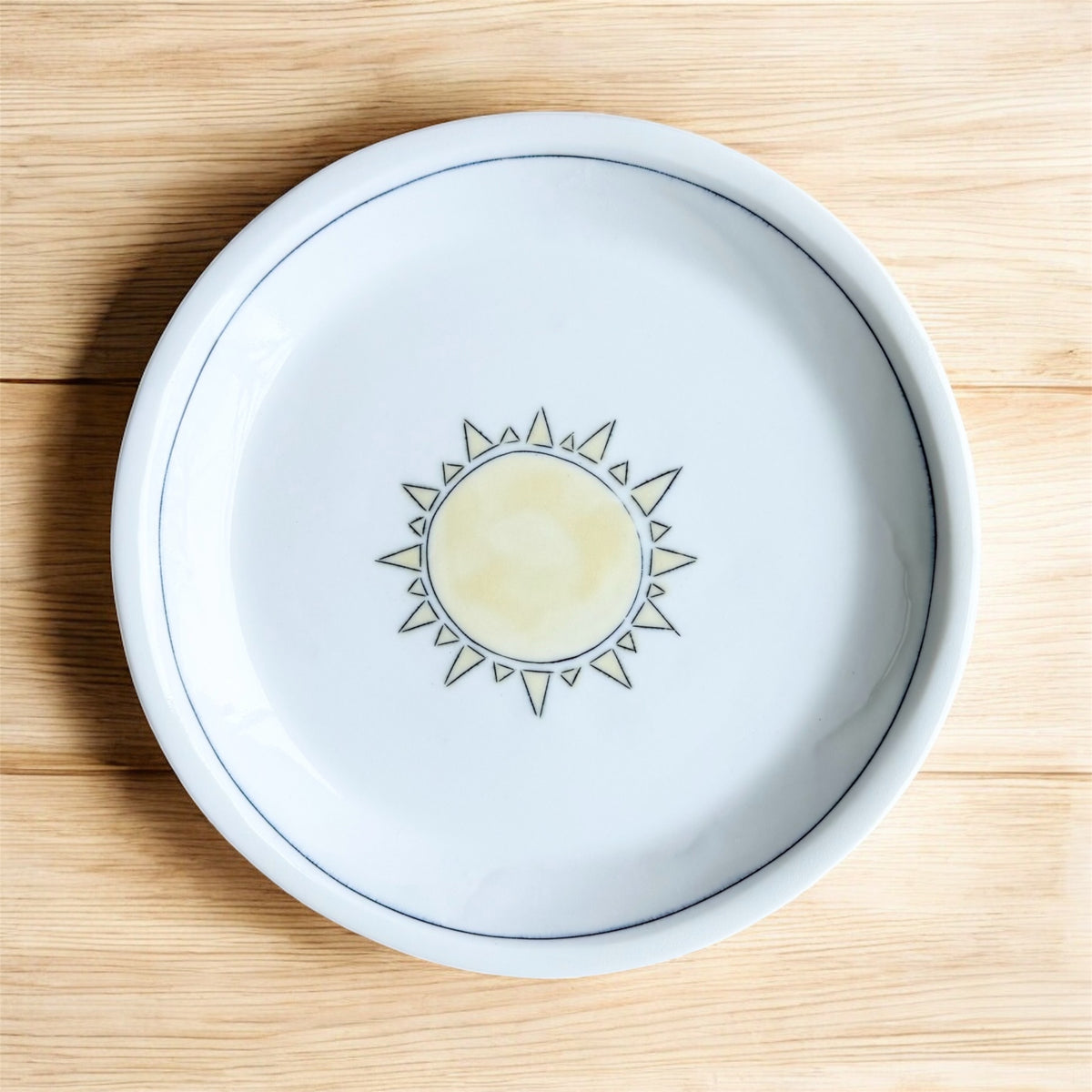 Sun Dessert Plate
