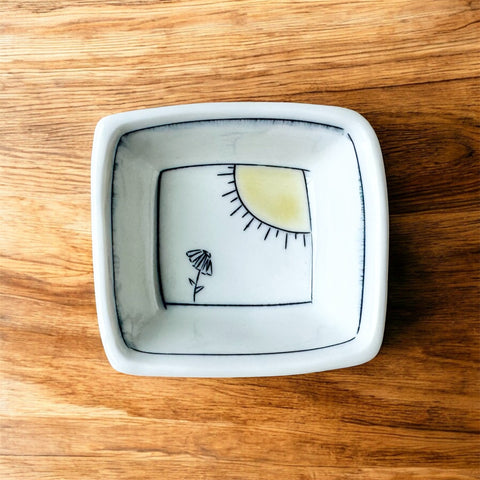 Flower & Sun Tiny Square