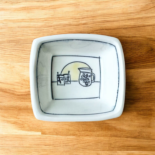 Lemonade w/Pitcher & Sun Tiny Square