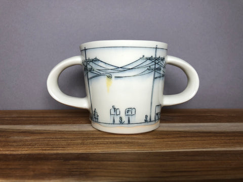 Double Handled Toddler Streetscape Mug